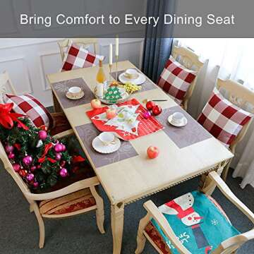 Volcanics Christmas Pillow Covers - Set of 4 Decorative Cases