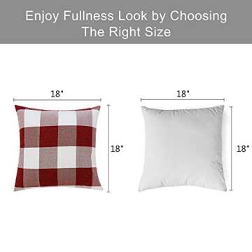 Volcanics Christmas Pillow Covers - Set of 4 Decorative Cases