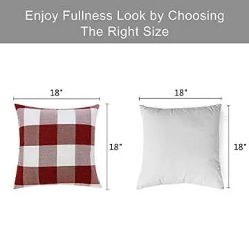 Volcanics Christmas Pillow Covers - Set of 4 Decorative Cases