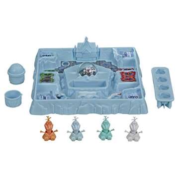 Hasbro Gaming Trouble Game Olaf's Ice Adventure with Ice Tokens and Castles