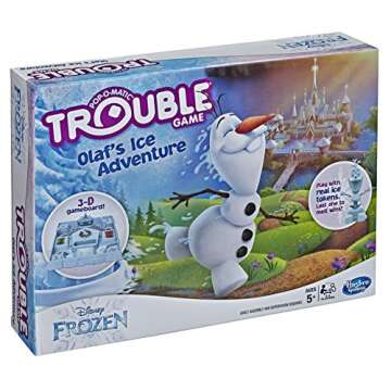Trouble Game Olaf's Ice Adventure for Disney Fans