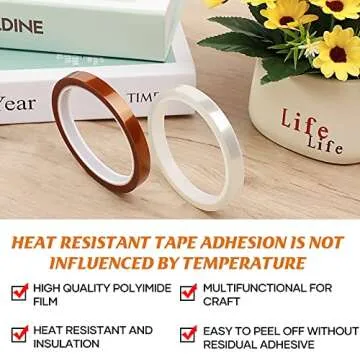 HTVRONT Teflon Sheets & Heat Tape for Crafting