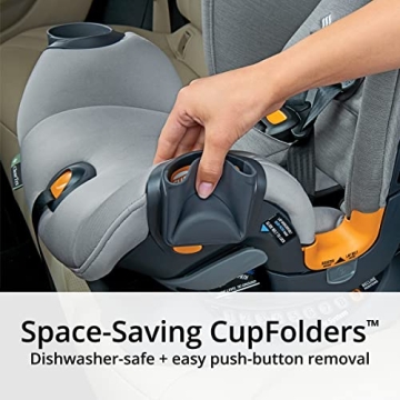 Chicco OneFit ClearTex All-in-One Car Seat, Slim Design