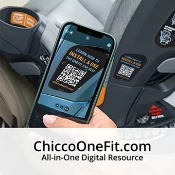 Chicco OneFit ClearTex All-in-One Car Seat, Slim Design