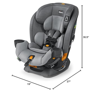Chicco OneFit ClearTex All-in-One Car Seat, Slim Design