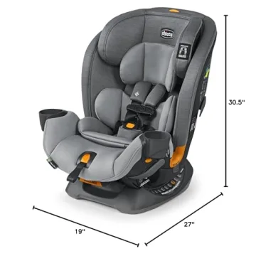 Chicco OneFit ClearTex All-in-One Car Seat, Slim Design