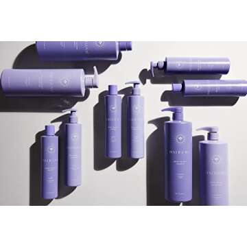 Innersense Organic Beauty - Natural Bright + Balanced Purple Toning Shampoo + Conditioner Value Duo | Non-Toxic, Cruelty-Free Haircare (10 fl oz | 295 ml)