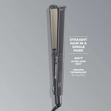 CONAIR INFINITIPRO Tourmaline Ceramic Flat Iron, 1-inch