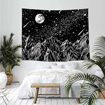 DUVAGE Mountain Tapestry for Bedroom Wall Decor