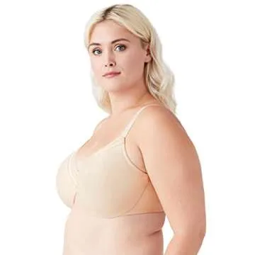 Wacoal womens Perfect Primer Front Close Underwire Full Coverage Bra, Sand, 42DD US