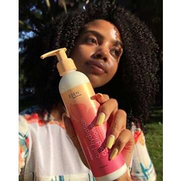 EDEN BodyWorks Hibiscus Honey Curl Hydration Conditioner | 8 oz | Moisturize, Detangle & Protect Hair