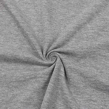 HEBBE Doodle Mom T Shirt Women Dog Mom Shirt Letter Print Short Sleeve Casual Mama Tops Tee Gray