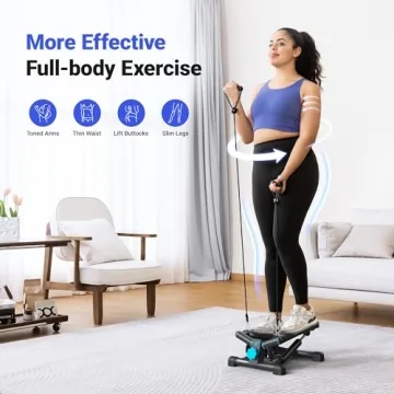 MERACH Mini Stepper for Fitness at Home - Compact