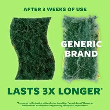 Scotch-Brite Heavy Duty Scrub Sponges, For Washing Dishes and Cleaning Kitchen, 24 Scrub Sponges