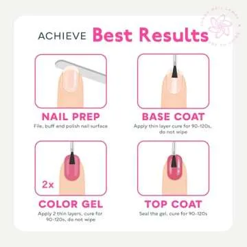 SUNUV Hema Free Gel Nail Polish Kit, 6 Colors Gel Polish Set, White Black Red Pink Silver Glitter, UV Nail Lamp Manicure Art Gift For Women and Girl