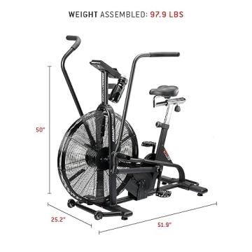 ASSAULTFITNESS Assault AirBike Classic HIIT Workout Machine