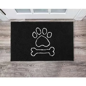 AROGAN Indoor Door Mat Entryway Rug Traps Mud and Water, Chenille Doormat for Muddy Shoes and Dog Paws, Machine Washable Doormat, Front Door Mat, Busy Area Dog Rugs for Floors, Entrance, 20x32 Inch