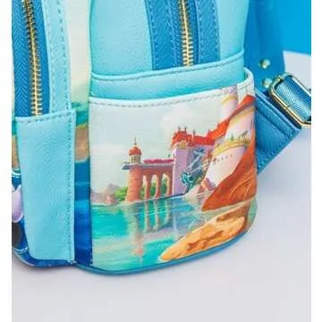Loungefly Disney The Little Mermaid Ariel Scene Womens Double Strap Shoulder Bag Purse