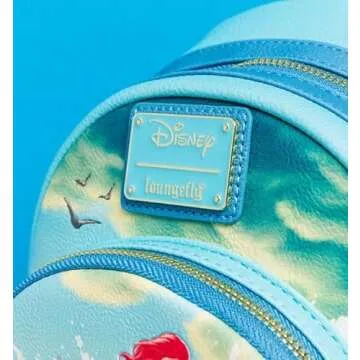 Loungefly Disney The Little Mermaid Ariel Scene Womens Double Strap Shoulder Bag Purse