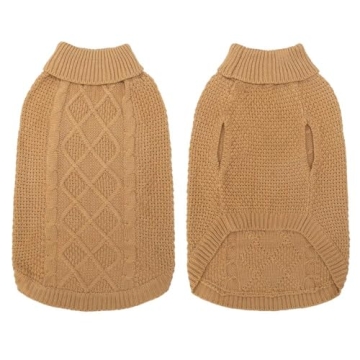 Mihachi Turtleneck Dog Sweater - Stylish & Cozy Winter Apparel