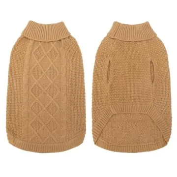 Mihachi Turtleneck Dog Sweater - Stylish & Cozy Winter Apparel