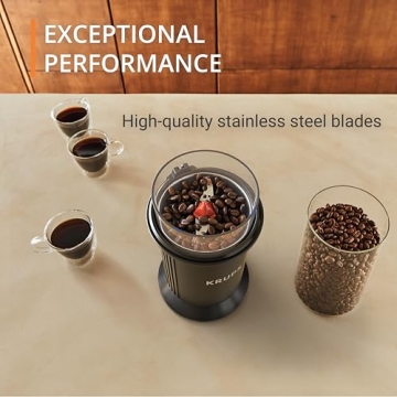KRUPS Electric Blade Coffee Grinder for Perfect Espresso
