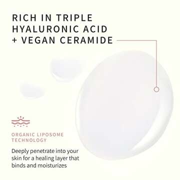 PURE'AM - Korean Toner for Dry Skin - Deeply Hydrating - Hyaluronic Acid & Vegan Ceramides - Korean Skincare Toner for Face, Sensitive Skin - Redness & Acne - 8.4 fl. oz, 250 ml