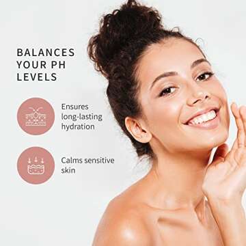 PURE'AM - Korean Toner for Dry Skin - Deeply Hydrating - Hyaluronic Acid & Vegan Ceramides - Korean Skincare Toner for Face, Sensitive Skin - Redness & Acne - 8.4 fl. oz, 250 ml