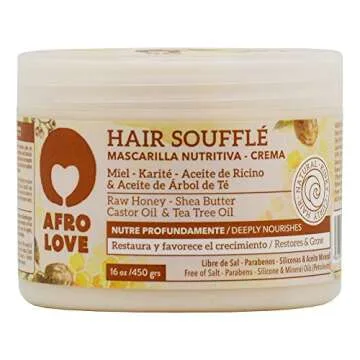 Afro Love Shampoo & Conditioner + Hair Souffle 16oz "Set"