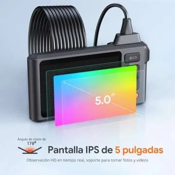 Triple Lens Borescope Camera 1080P for Inspections