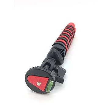 Acuvar 12" Inch Flexible Camera Tripod with Wrapable Disc Legs & Quick Release Plate + Universal Smartphone Mount for All Smartphones