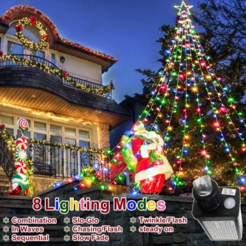 Stunning 12ft LED Christmas Tree Lights for Holiday Decor