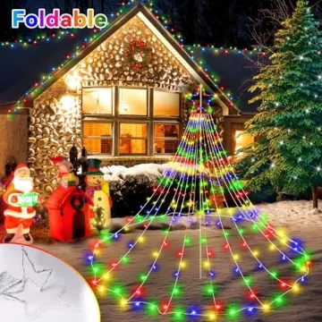 Stunning 12ft LED Christmas Tree Lights for Holiday Decor