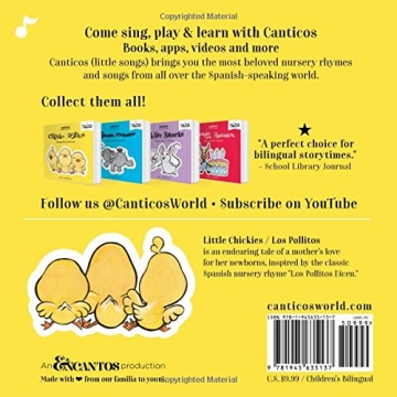 Bilingual Little Chickies Book for Toddlers' Fun & Learning