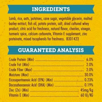 Zuke’s Puppy Naturals Puppy Training Treats for Dogs, Pet Treats made with Real Lamb, 5 oz. Resealable Pouch - 5 oz. Bag