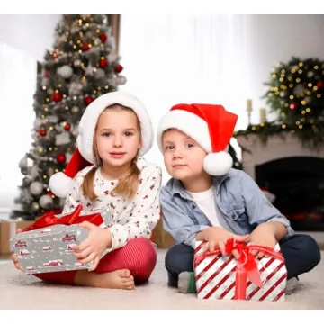 Cuitpan Christmas Wrapping Paper Bundle - 6 Jumbo Sheets