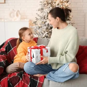 Cuitpan Christmas Wrapping Paper Bundle - 6 Jumbo Sheets