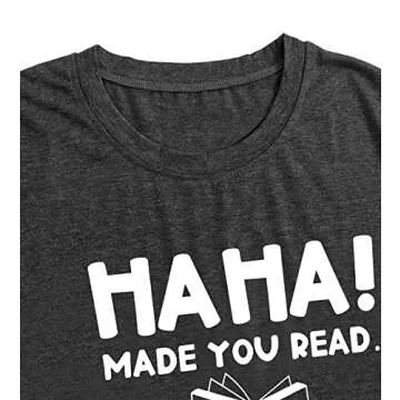 MAIHUN Women's Reading T-Shirt for Book Lovers