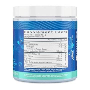 Alani Nu Breezeberry Pre-Workout for Energy Boost