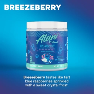 Alani Nu Breezeberry Pre-Workout for Energy Boost