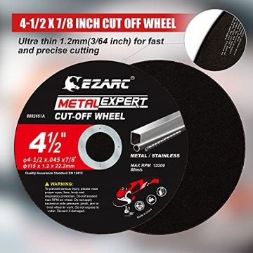 EZARC Cut Off Wheel 25 Pack for Metal Cutting