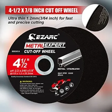 EZARC Cut Off Wheel 25 Pack for Metal Cutting