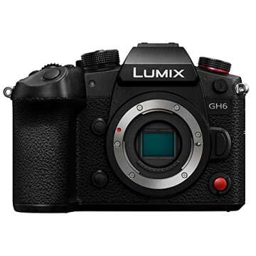 Panasonic LUMIX GH6 Mirrorless Camera Bundle with Lens and Battery
