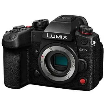 Panasonic LUMIX GH6 Mirrorless Camera Bundle with Lens and Battery