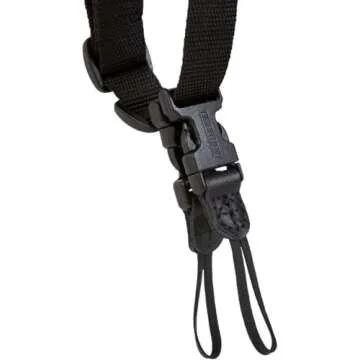 OP/TECH USA Neoprene Double Sling Camera Harness Strap for DSLR/SLR Photographers – Comfortable, Secure Support for Two Cameras, Ideal for Shooting Video & Photos – Black