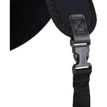 OP/TECH USA Neoprene Double Sling Camera Harness Strap for DSLR/SLR Photographers – Comfortable, Secure Support for Two Cameras, Ideal for Shooting Video & Photos – Black