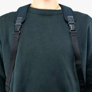 OP/TECH USA Neoprene Double Sling Camera Harness Strap for DSLR/SLR Photographers – Comfortable, Secure Support for Two Cameras, Ideal for Shooting Video & Photos – Black