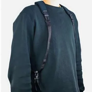 OP/TECH USA Neoprene Double Sling Camera Harness Strap for DSLR/SLR Photographers – Comfortable, Secure Support for Two Cameras, Ideal for Shooting Video & Photos – Black