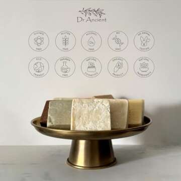 Dr.Ancient Sulphur Soap Bar Organic Natural Vegan Traditional Handmade Antique - Antibacterial, Effe...