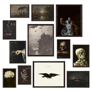 97 Decor Dark Academia Decor - Gothic Home Decor Aesthetic, Moody Wall Art